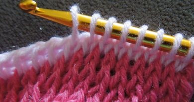 How To Crochet Tunisian Simple Stitch and Knit Stitch